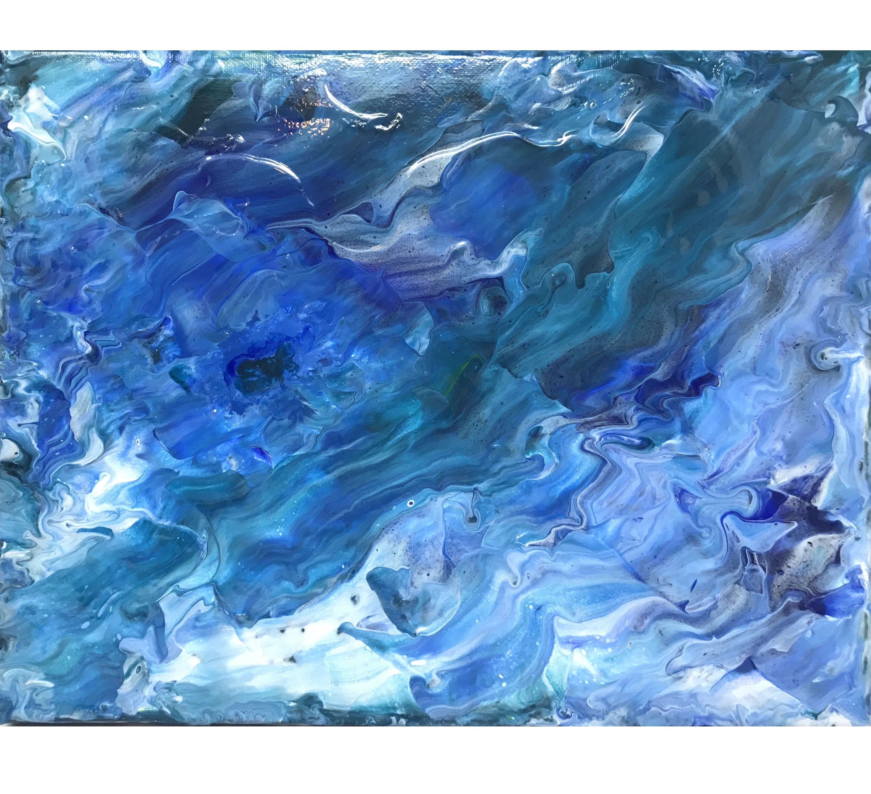 Original offers acrylic wave painting